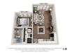 Garden floor plan with Extended living room Garden floor plan with Extended living room